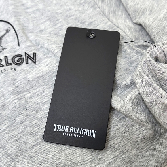 TRUE RELIGION HEATHER GREY TSHIRT EXTRA EXTRA LARGE - Picture 8 of 12